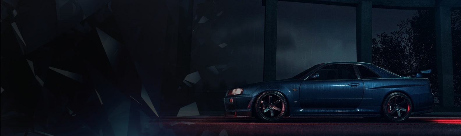 Blue sports car | Usstokyo.com